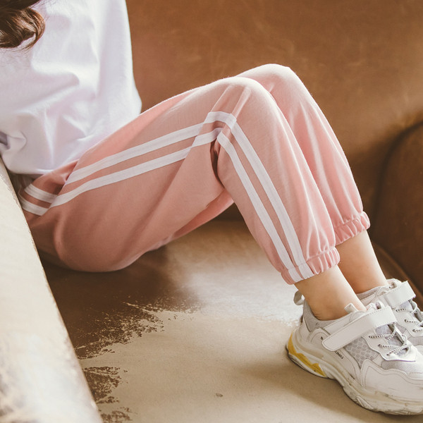 Pantaloni sport copii in trei culori pentru fete