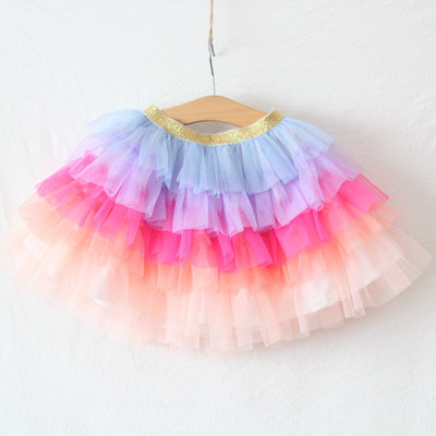Színes tüllös gyerekszoknya lányoknak