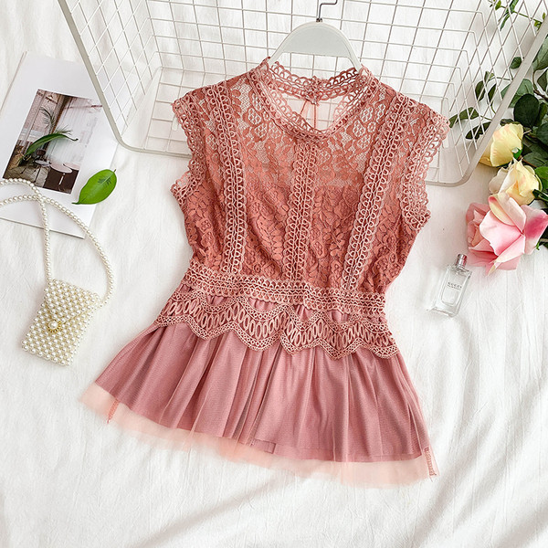 Maieu modern de dama din dantela in mai multe culori