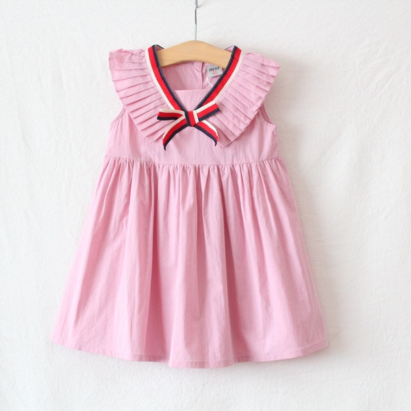 Kivágott gyerekruha lányoknak rózsaszínben