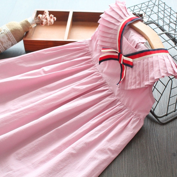 Kivágott gyerekruha lányoknak rózsaszínben