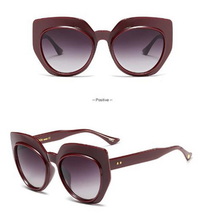 Stílusos napszemüveg széles kerettel több színben