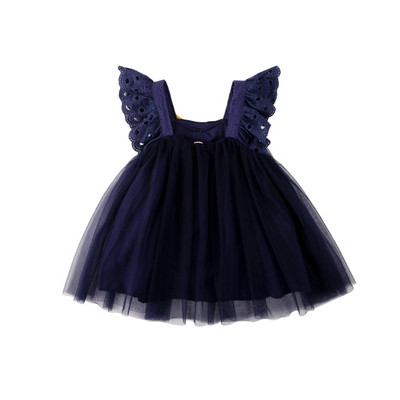 Modern kék gyerekruha lányoknak