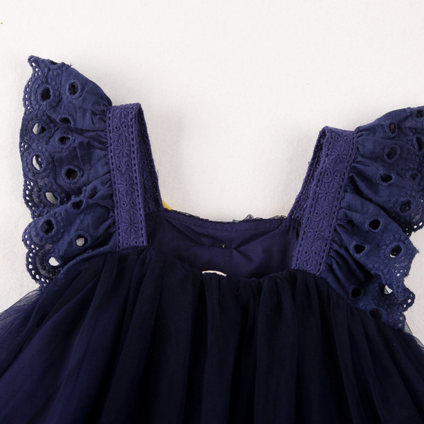 Modern kék gyerekruha lányoknak