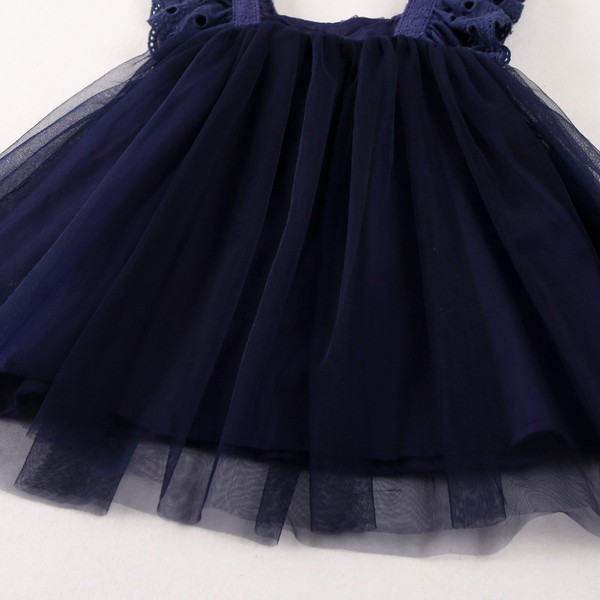 Modern kék gyerekruha lányoknak