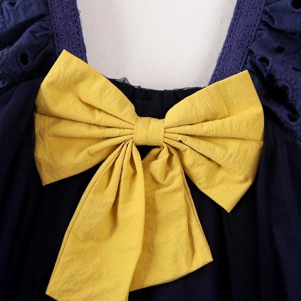 Modern kék gyerekruha lányoknak