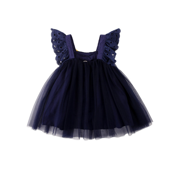 Modern kék gyerekruha lányoknak