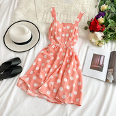 Női nyári pöttyös ruha többféle színben