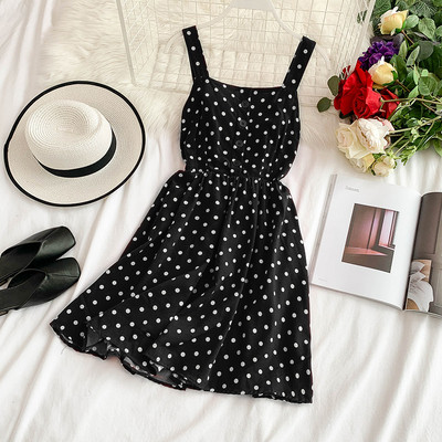 Női nyári pöttyös ruha többféle színben