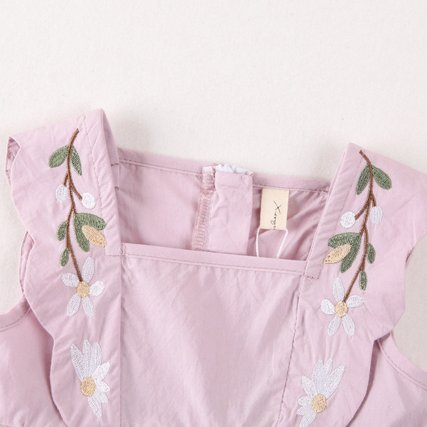 Стилна детска рокля за момичета в два цвята