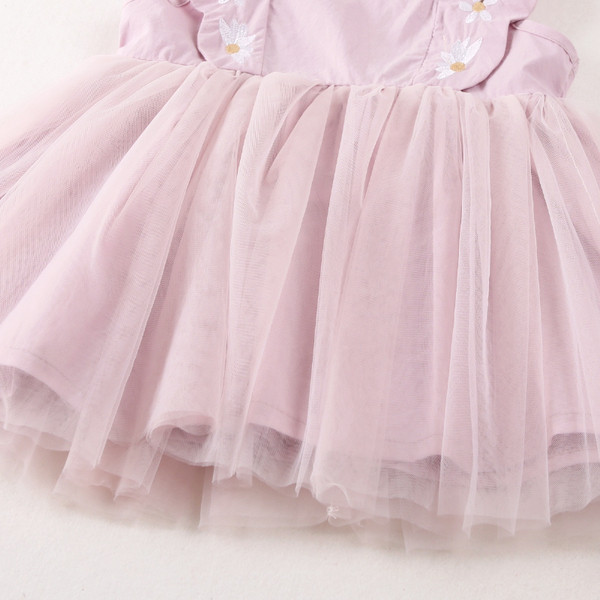 Стилна детска рокля за момичета в два цвята