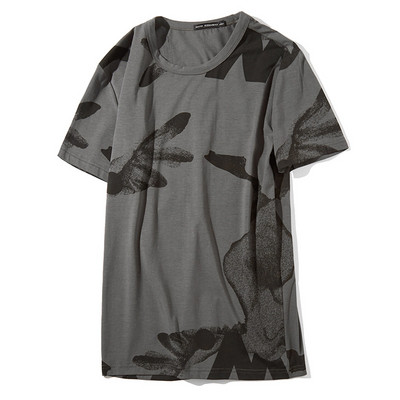 Alkalmi férfi rövid ujjú póló szürke színben