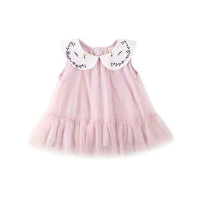 Modern gyerekruha lányoknak kék és rózsaszín színben