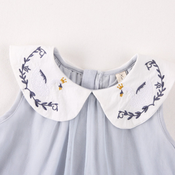 Modern gyerekruha lányoknak kék és rózsaszín színben