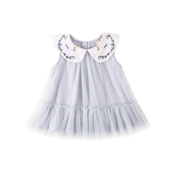 Modern gyerekruha lányoknak kék és rózsaszín színben