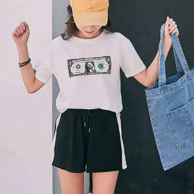 Napi, két részből álló női szett piros, fehér és fekete színben