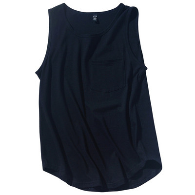 Fekete-fehér férfi lezser felső, zsebbel