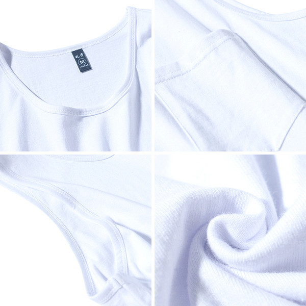 Fekete-fehér férfi lezser felső, zsebbel