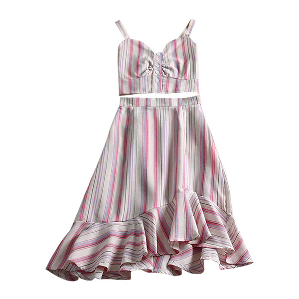 Modern női kétrészes szett, két színben