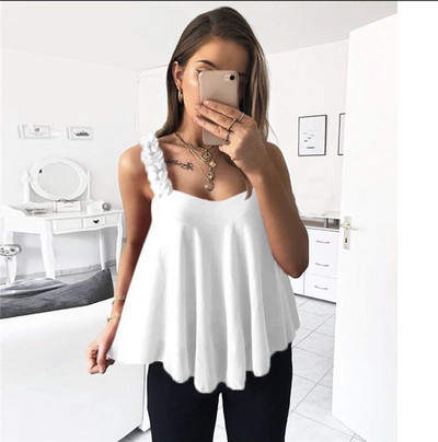 Stílusos női tanktop széles modell több színben