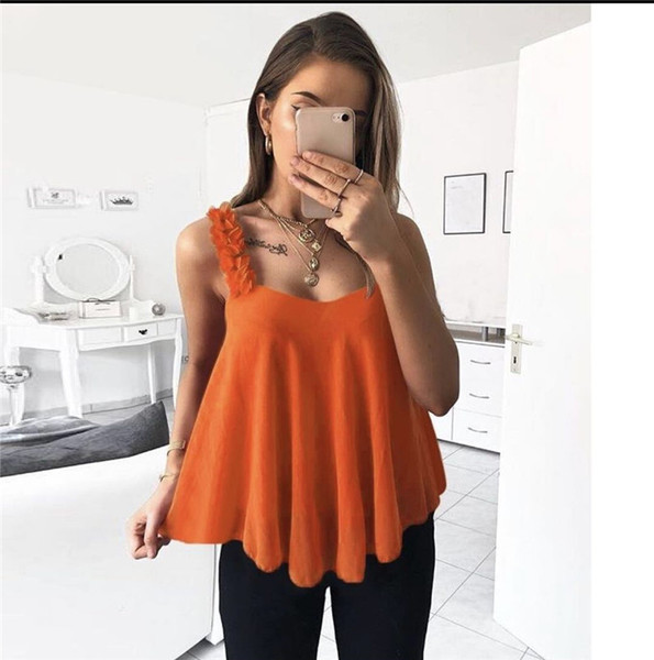 Stílusos női tanktop széles modell több színben