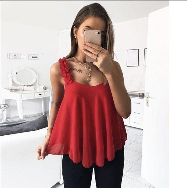 Stílusos női tanktop széles modell több színben