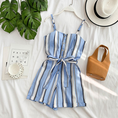 Salopeta de dama colorata cu bretele subtiri in mai multe culori