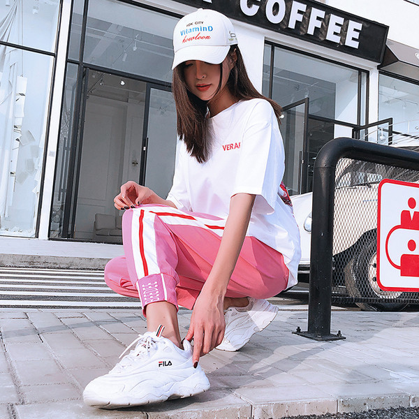 Női alkalmi nadrág és blúz szett