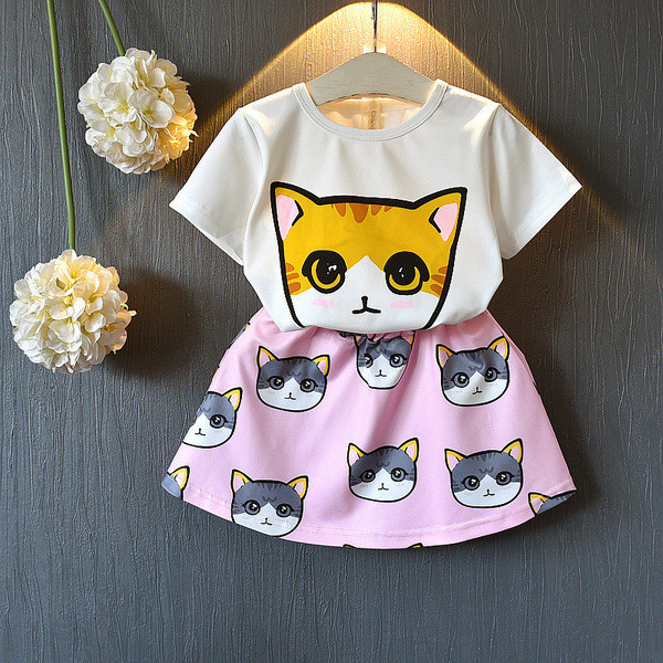 Modern gyerek szett lányoknak applikációval