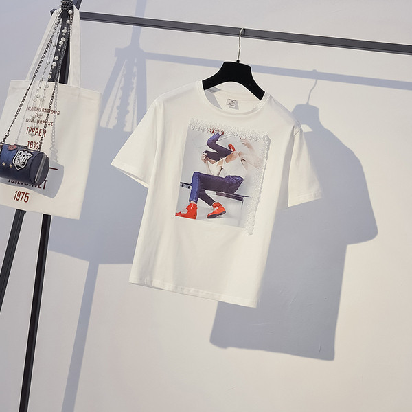 Set de bluză de damă modern cu imprimeu și fustă