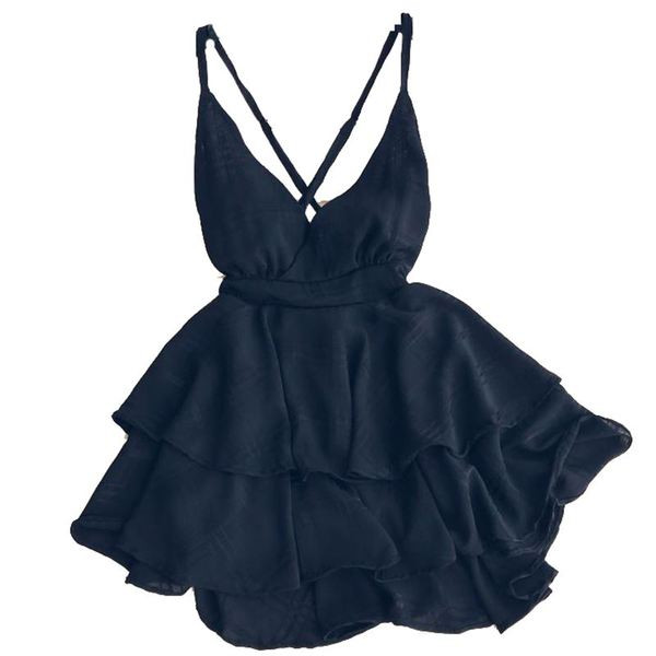 Modern női ruha négy színben, mély nyakkivágással