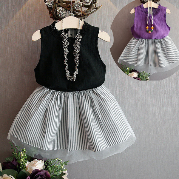 Set copii pentru fete in negru si mov