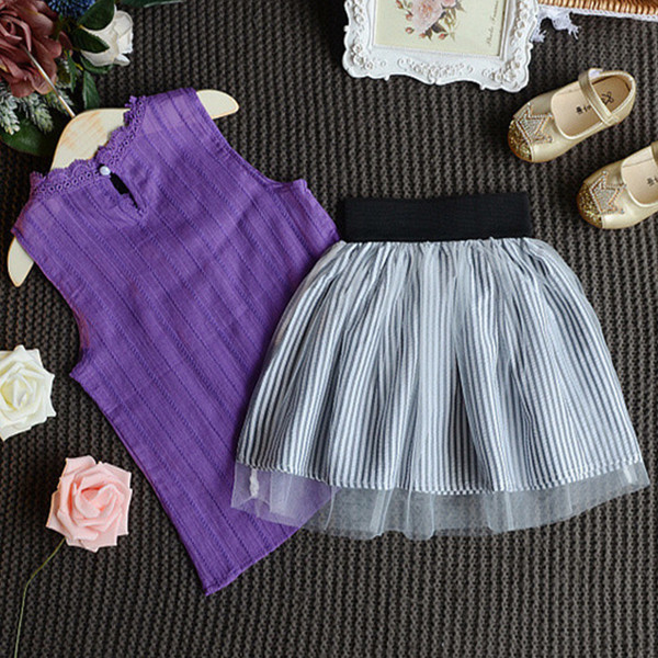 Set copii pentru fete in negru si mov