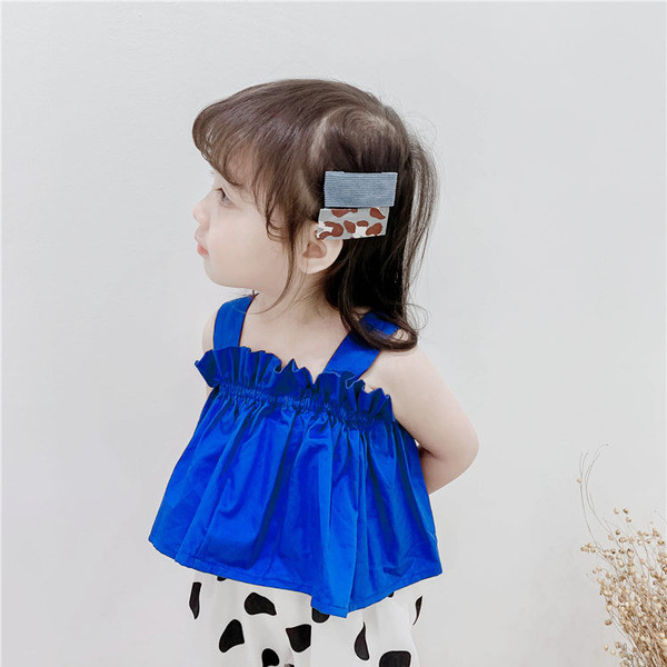 Maieu modern pentru copii pentru fete de culoare albastră