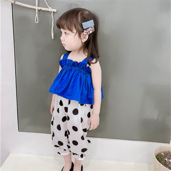 Maieu modern pentru copii pentru fete de culoare albastră