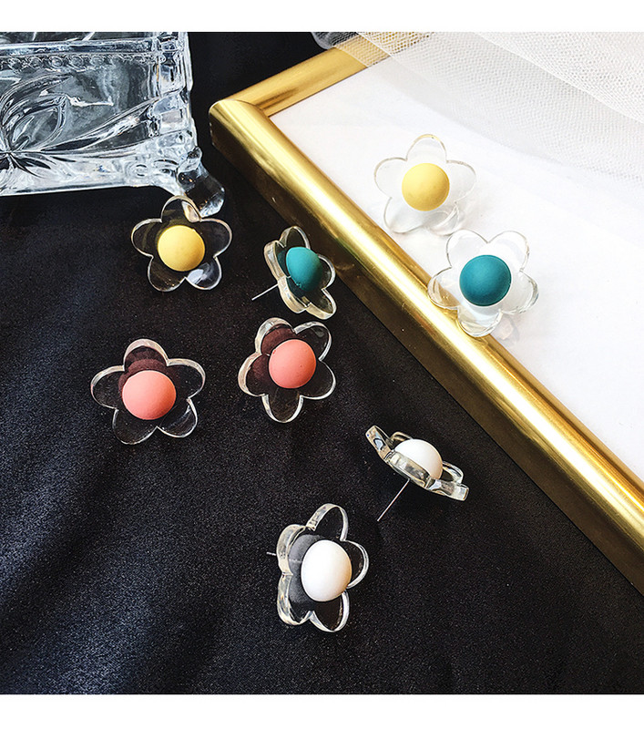 Női alkalmi fülbevaló négy színben