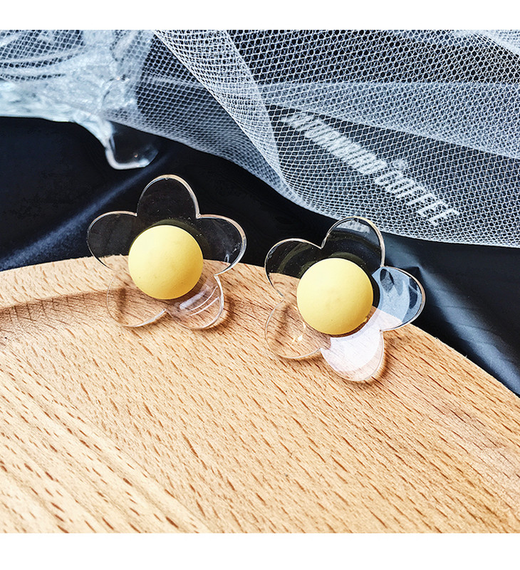 Női alkalmi fülbevaló négy színben