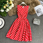 Stílusos női ruha O-nyakú színes rátéttel, több színben