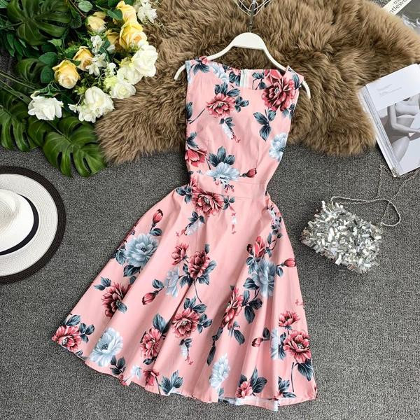 Stílusos női ruha O-nyakú színes rátéttel, több színben