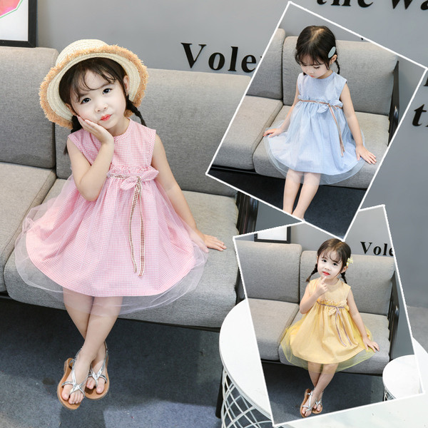 Stílusos gyerekruha lányoknak tüllel és több színben szalaggal