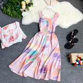 Női hosszú modellruha két színben