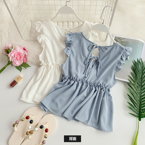 Modern női akasztófelső V-nyakkal, többféle színben