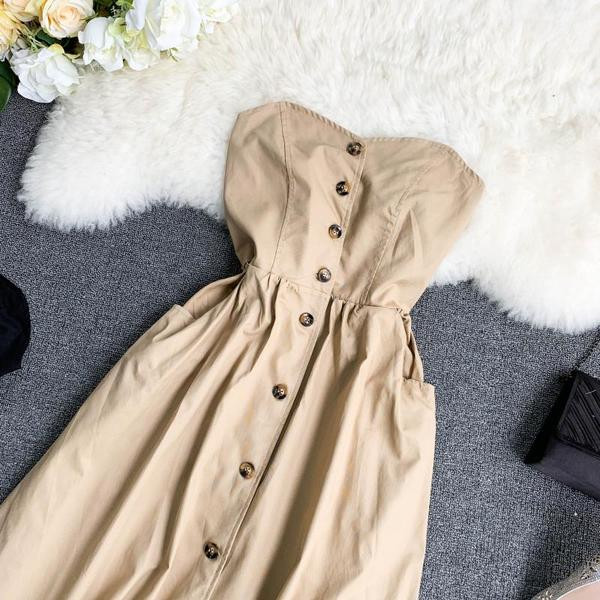 Rochie bustieră de damă modernă în mai multe culori