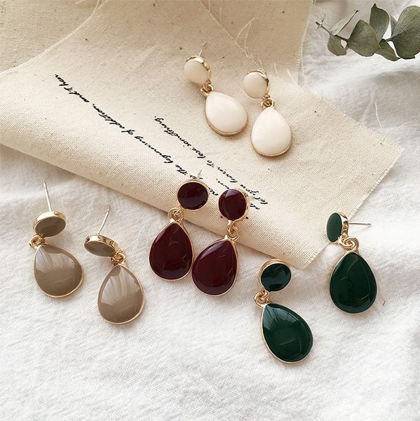 Stílusos női fülbevaló négy színben