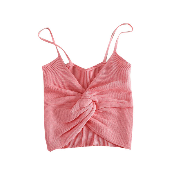 Vékony pántokkal ellátott, rövid női felső, többféle színben