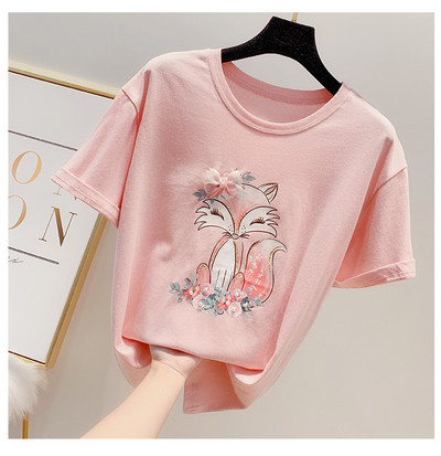 Alkalmi női póló rátéttel több színben