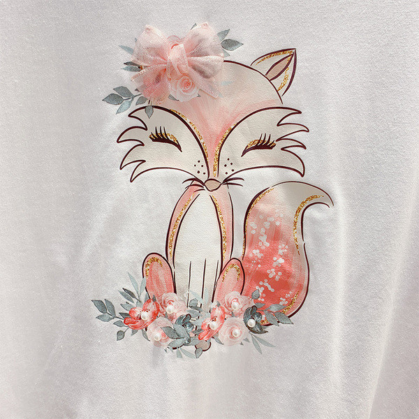 Alkalmi női póló rátéttel több színben