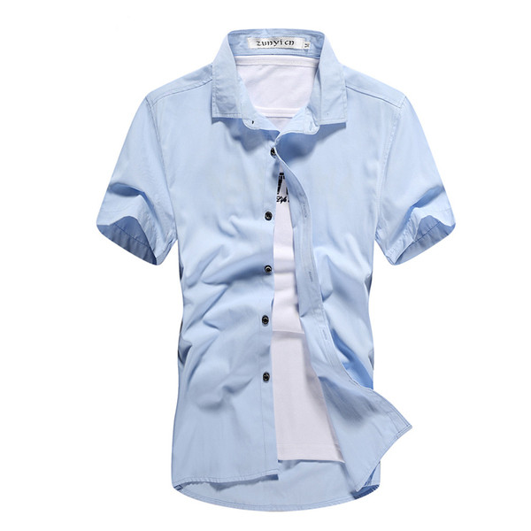 Elegáns férfi ing sima modell - négy színben