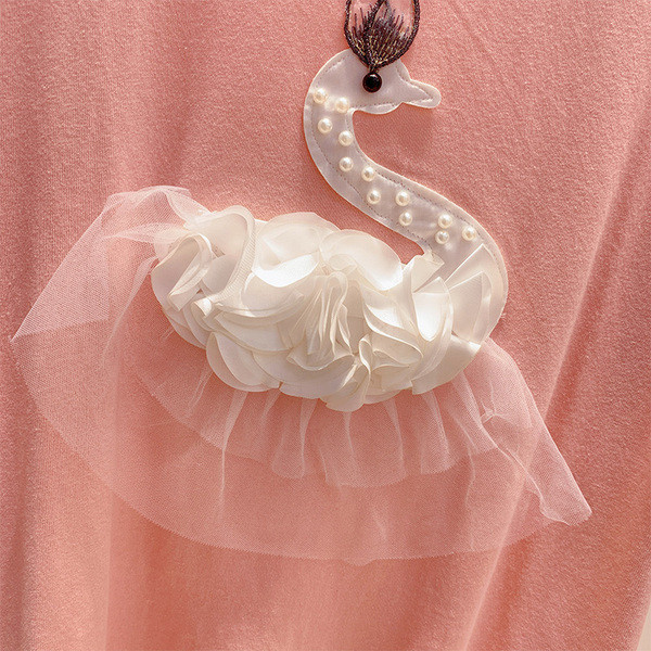 Alkalmi női póló 3D elemmel, négy színben