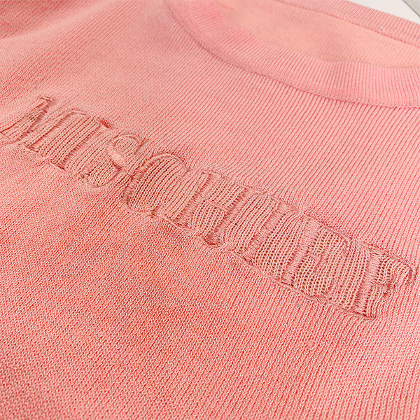 Női alkalmi póló rózsaszín felirattal